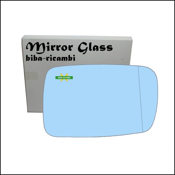 Vetro Specchio Retrovisore Azzuratto Asferico Lato Dx-Passeggero Per Bmw Serie 7 (E65) solo dal 2001-2007