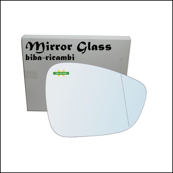 Vetro Specchio Retrovisore Asferico Lato Dx-Passeggero Per Citroen C4 Picasso II dal 2013>