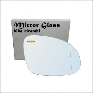 Vetro Specchio Retrovisore Cromato Asferico Lato Dx-Passeggero Per Seat Alhambra I (7V8) solo dal 2004-2010