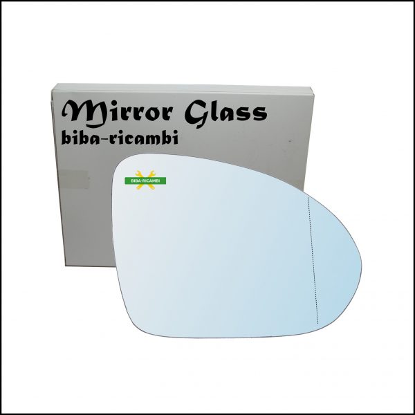 Vetro Specchio Retrovisore Asferico Lato Dx-Passeggero Per Smart ForFour I (454) dal 2004-2006