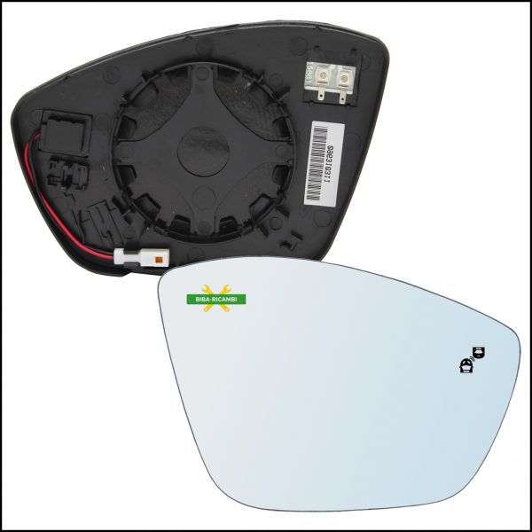 Piastra Retrovisore Termica Blind Spot Lato Dx-Passeggero Per DS3 CrossBack (UR) dal 2018>