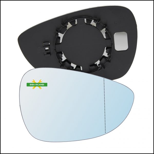 Piastra Specchio Retrovisore Termica Asferica Lato Dx-Passeggero Per Ford B-Max dal 2012>