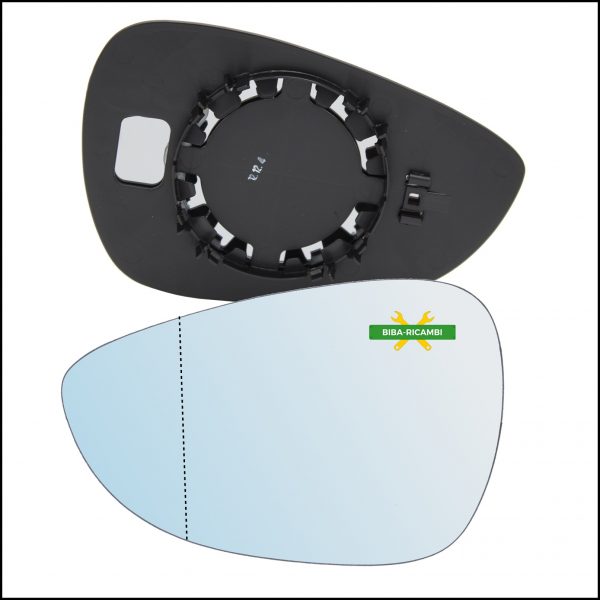 Piastra Specchio Retrovisore Termica Asferica Lato Sx-Guidatore Per Ford B-Max dal 2012>