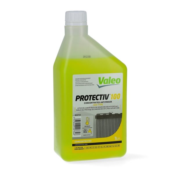 Refrigerante Antigelo Protectiv 100 Concentrato Organic G12 Giallo Valeo 1LT