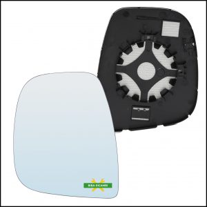 V. Piastra Specchio Retrovisore Termico Lato Sx-Guidatore Per Opel Combo IV (X19) dal 2018>