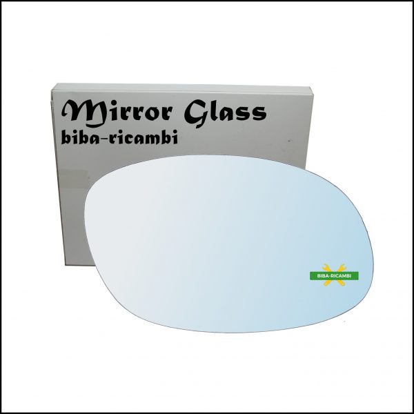 Vetro Specchio Retrovisore Cromato Lato Dx-Passeggero Per Ssangyong Korando (KJ) dal 1996>