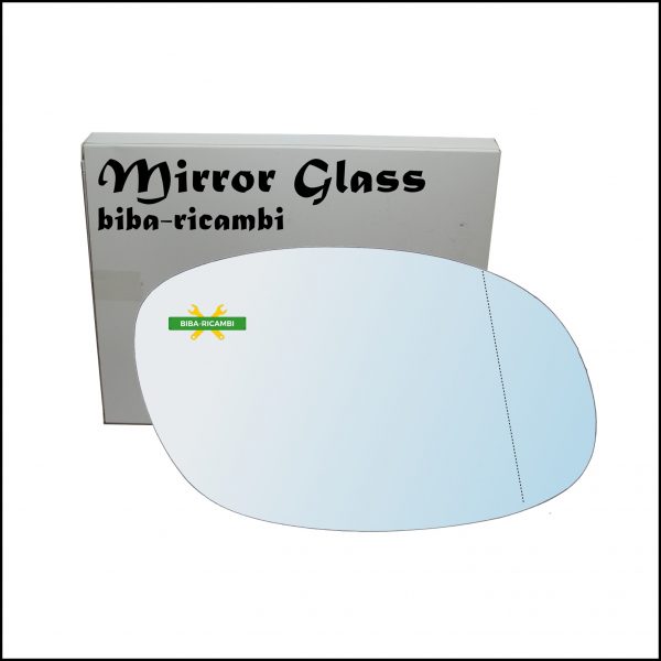 Vetro Specchio Retrovisore Asferico Lato Dx-Passeggero Per Ssangyong Korando (KJ) dal 1996>