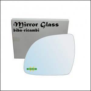 Vetro Specchio Retrovisore Cromato Lato Sx-Guidatore Per Ssangyong Korando (CK) dal 2010-2018
