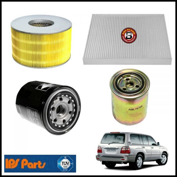 Kit Tagliando Filtri Per Toyota Land Cruiser 4.200 TD 150kw/204cv dal 1998>