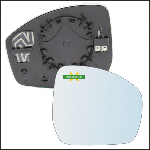 Specchio Piastra Retrovisore Blind Spot Lato Dx-Passeggero Per Jaguar F-Pace (X761) dal 2015>