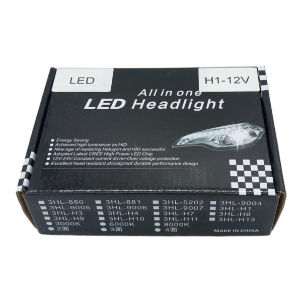 Coppia Lampadine H1 Led 12V | Led Headlight 25W