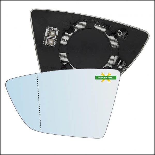 Specchio Retrovisore Termico Asferico Lato Sx-Guidatore Per Seat Leon (5F) dal 2012>