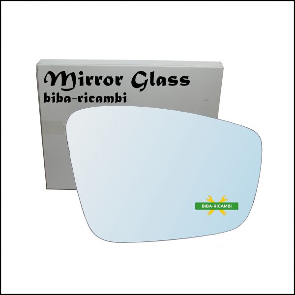 Vetro Specchio Retrovisore Cromato Lato Dx-Passeggero Per Skoda Citigo dal 2011>