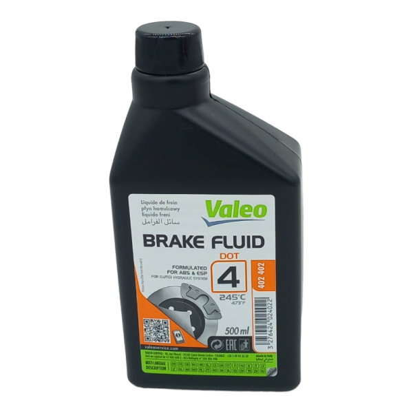 Valeo Liquido Impianto Frenante Tipo DOT4 Sintetico ABS / ESP Bottiglia 0,5 L