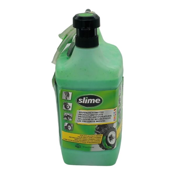 Liquido antiforatura preventiva Slime per Pneumatici tubeless, 3,8 l, con Pompa dosatrice