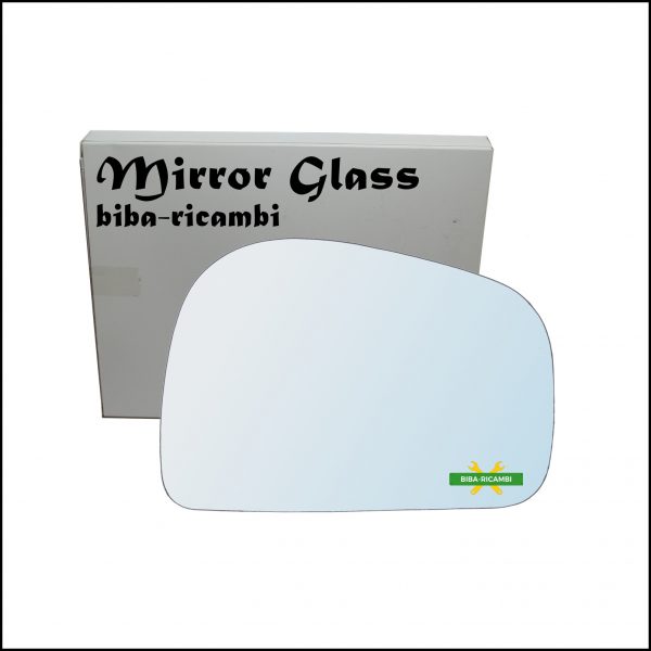 Vetro Specchio Retrovisore Cromato Lato Dx-Passeggero Per Tata Safari (42_FD) dal 1998>