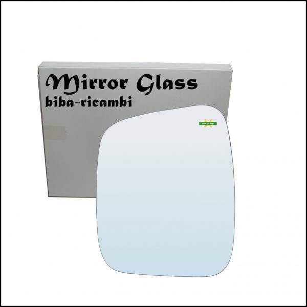 Vetro Specchio Retrovisore Cromato Lato Sx-Guidatore Per Citroen Nemo (AA) dal 2008>