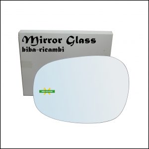 Vetro Specchio Retrovisore Cromato Lato Sx-Guidatore Per Bmw Serie 1 (E81,E82,E87,E88) solo dal 2009-2013