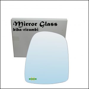 Vetro Specchio Retrovisore Cromato Lato Sx-Guidatore Per Nissan Primastar (X83) dal 2002-2013