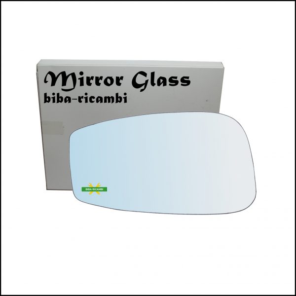 Vetro Specchio Retrovisore Cromato Lato Sx-Guidatore Per Fiat Stilo (192) dal 2001-2009