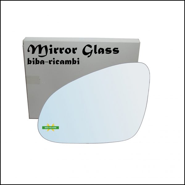Vetro Specchio Retrovisore Cromato Lato Sx-Guidatore Per Opel Adam (M13) dal 2012-2019