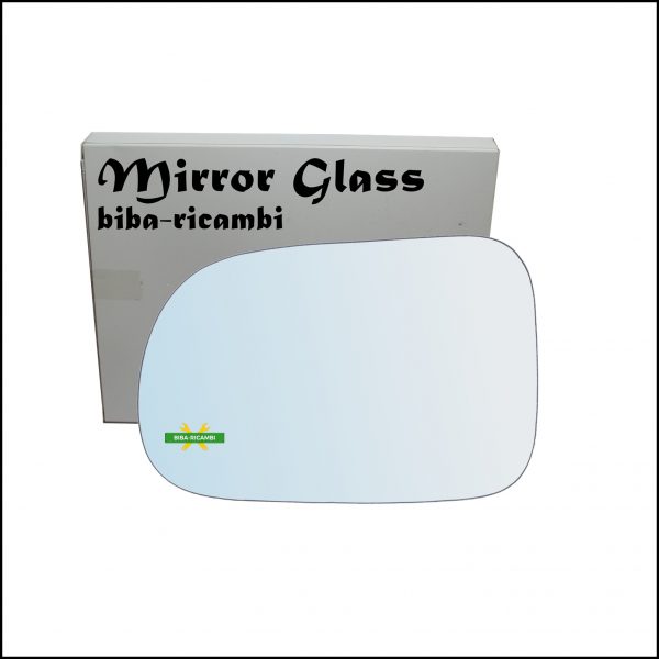 Vetro Specchio Retrovisore Cromato Lato Sx-Guidatore Per Suzuki Swift II (EA) solo dal 2003-2005