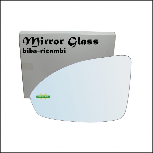 Vetro Specchio Retrovisore Cromato Lato Sx-Guidatore Per Chevrolet Cruze (J300) dal 2009>