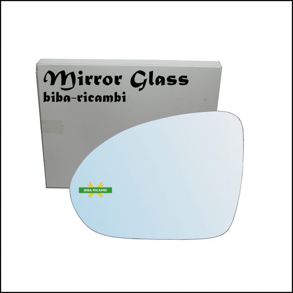 Vetro Specchio Retrovisore Cromato Lato Sx-Guidatore Per Smart ForFour I (454) dal 2004-2006