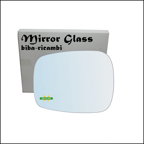 Vetro Specchio Retrovisore Cromato Lato Sx-Guidatore Per Nissan Kubistar (X76) dal 2003>