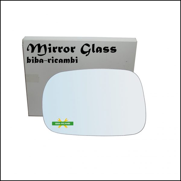 Vetro Specchio Retrovisore Cromato Lato Sx-Guidatore Per Suzuki Ignis II (MH) solo dal 2003-2008