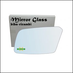 Vetro Specchio Retrovisore Cromato Lato Sx-Guidatore Per Volvo 440 (445) solo dal 1994-1997