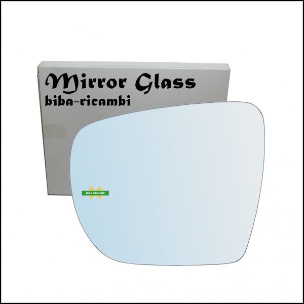 Vetro Specchio Retrovisore Cromato Lato Sx-Guidatore Per Hyundai ix35 (LM, EL, ELH) 2009>