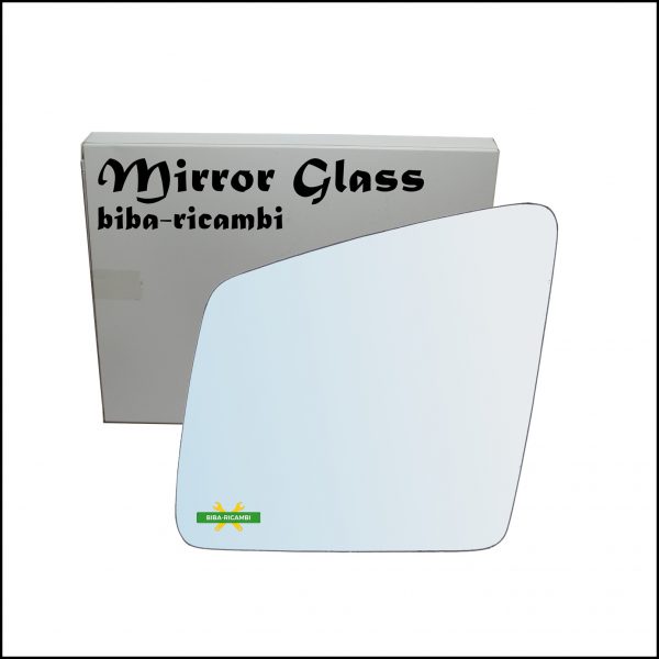Vetro Specchio Retrovisore Cromato Lato Sx-Guidatore Per Mercedes Classe R (W251) dal 2010>