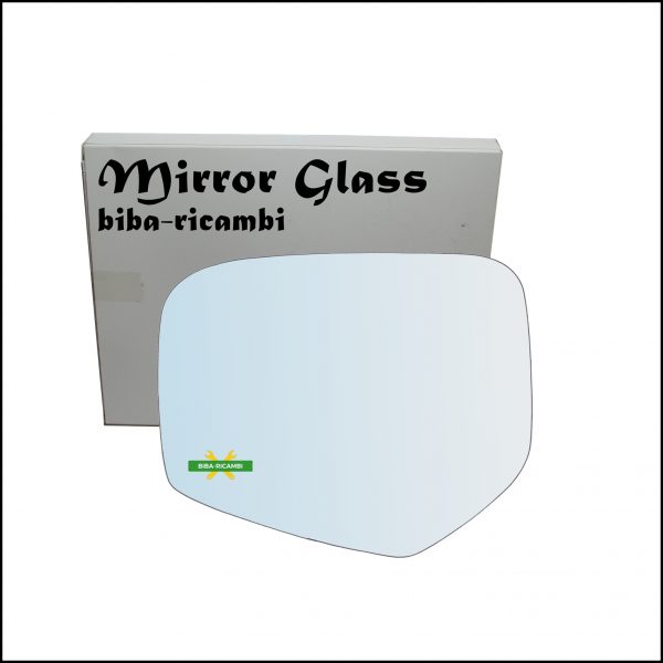 Vetro Specchio Retrovisore Cromato Lato Sx-Guidatore Per Mitsubishi L200 II (KA_T) dal 2004-2015