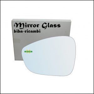 Vetro Specchio Retrovisore Cromato Lato Sx-Guidatore Per Citroen C3 Aircross I dal 2013>
