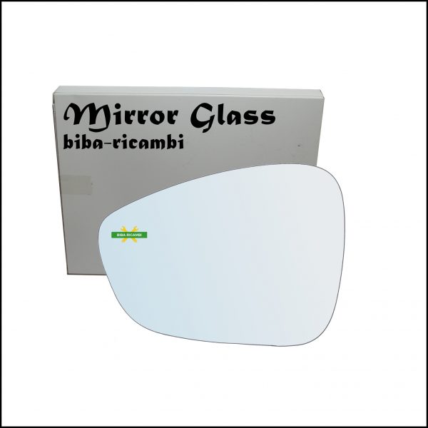 Vetro Specchio Retrovisore Cromato Lato Sx-Guidatore Per Citroen DS3 dal 2009-2015