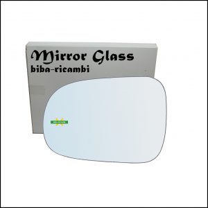 Vetro Specchio Retrovisore Lato Sx-Guidatore Per Daihatsu Sirion (M1) dal 1998-2005