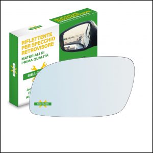 Vetro Specchio Retrovisore Lato Sx-Guidatore Per Volkswagen Touran 2003-2010