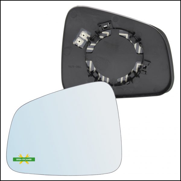 Piastra Specchio Retrovisore Termica Lato Sx-Guidatore Per Opel Mokka (J13) dal 2012>
