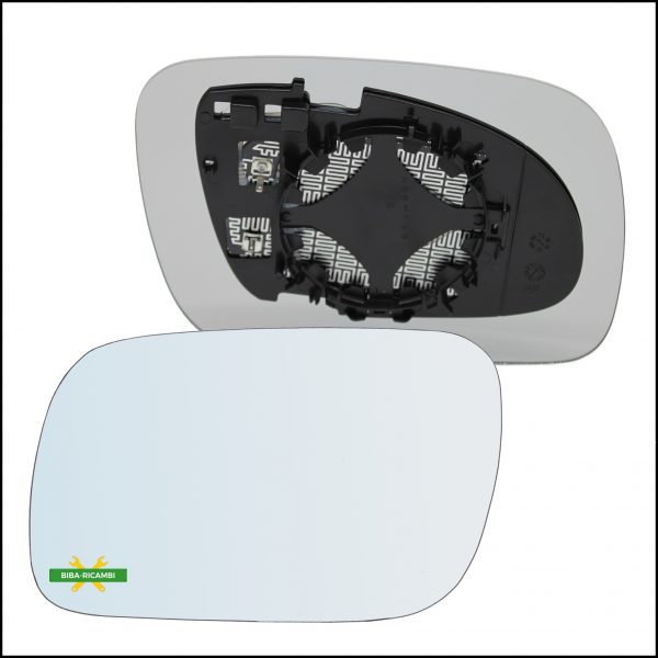 Piastra Specchio Retrovisore Termica Lato Sx-Guidatore Per Vw Touareg I (7LA) solo dal 2002-2009