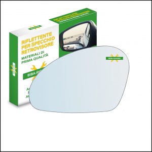 Vetro Specchio Retrovisore Cromato Lato Sx-Guidatore Per Seat Leon I (1M1) solo dal 2002-2005