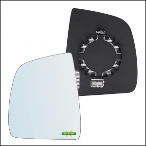 V. Piastra Specchio Superiore Retrovisore Termica Lato Sx-Guidatore Per Fiat Doblo II (263) dal 2009>
