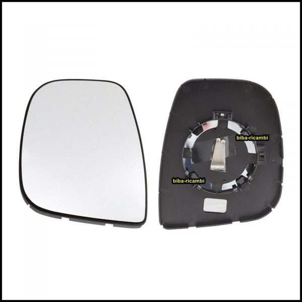 V. Piastra Specchio Retrovisore Termico Lato Sx-Guidatore Per Peugeot PARTNER Tepee dal 2013>