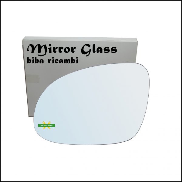 Vetro Specchio Retrovisore Cromato Lato Sx-Guidatore Per Skoda Superb I (3U4) solo dal 2006-2008
