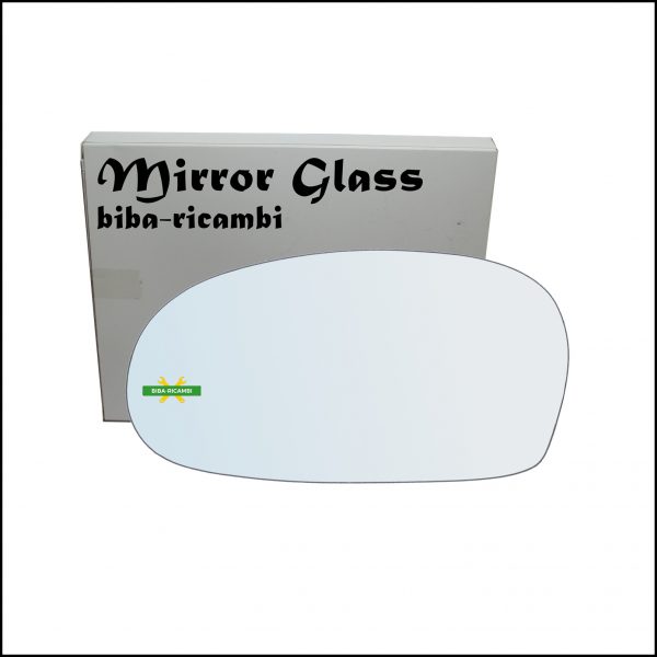 Vetro Specchio Retrovisore Cromato Lato Sx-Guidatore Per Kia Shuma I (FB) dal 1996-2001