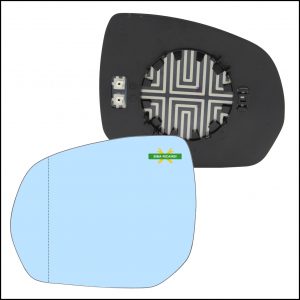 Piastra Specchio Azzurrato Termico Asferico Lato Sx-Guidatore Per Citroen C3 Picasso dal 2009>