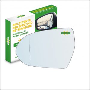 Vetro Specchio Retrovisore Asferico Lato Sx-Guidatore Per Kia Niro (DE) dal 2016>