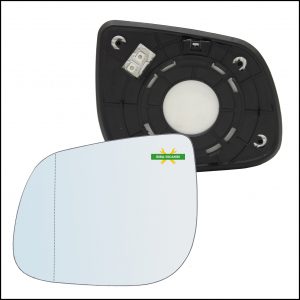 Piastra Specchio Retrovisore Termica Asferica Lato Sx-Guidatore Per Kia Picanto II (TA) dal 2011>
