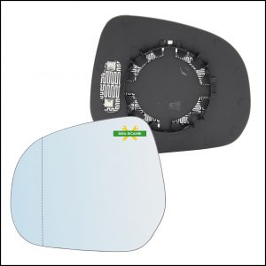 Piastra Specchio Retrovisore Termica Asferica Lato Sx-Guidatore Per Suzuki Splash (EX) dal 2008>