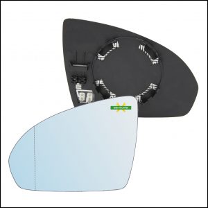 Piastra Specchio Retrovisore Termica Asferica Lato Sx-Guidatore Per Smart ForTwo II (451) dal 2007>